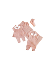 Set Doppia Treccia Lana - Coprifasce Femminuccia §669