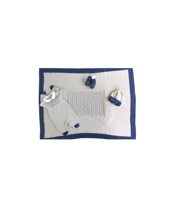 Set Punto Smock Lana -  Tutina §674