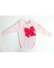 Maglione Con Fiocco Cotone §677