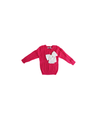 Maglione Con Fiocco Cotone §677