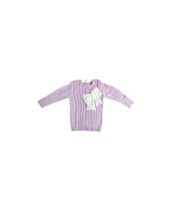 Maglione Con Fiocco Cotone §679