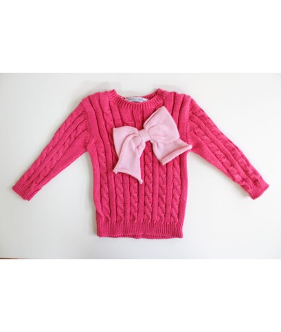 Maglione Con Fiocco Cotone §680