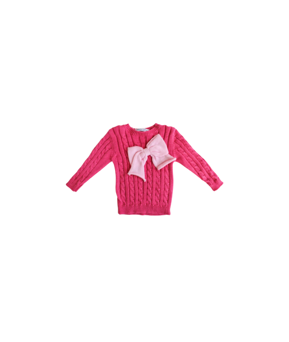 Maglione Con Fiocco Cotone §680
