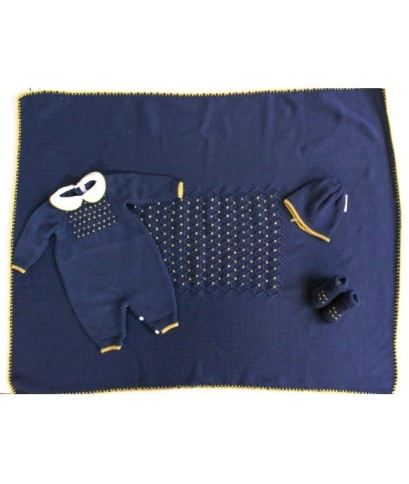 Set Punto Smock Lana - Tutina §684