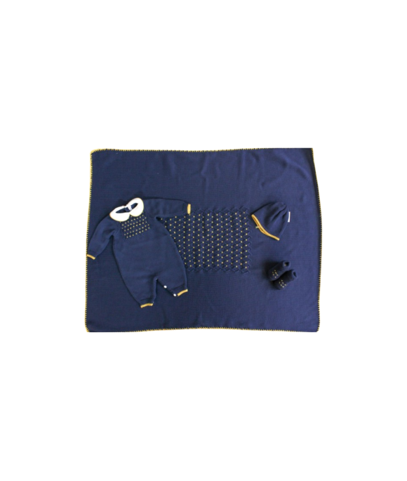 Set Punto Smock Lana - Tutina §684
