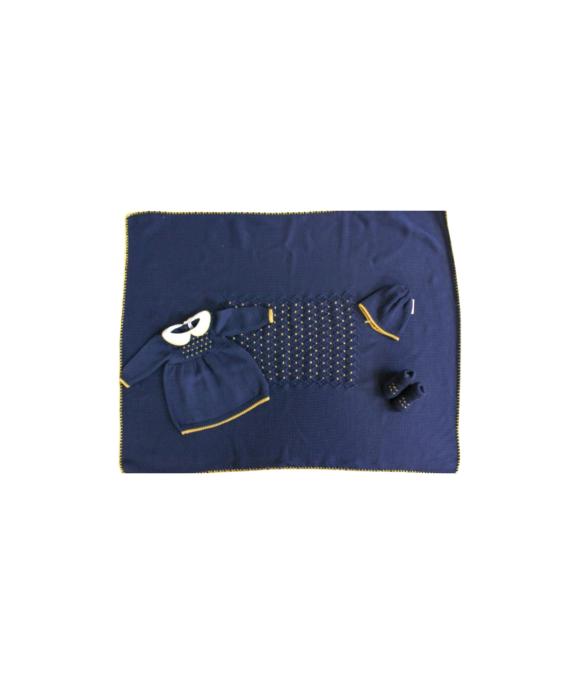 Set Punto Smock Lana - Vestina §685