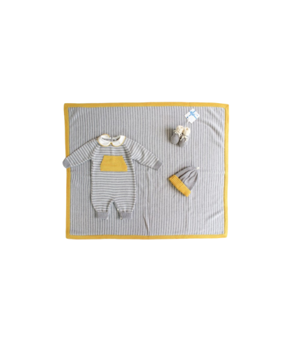 Set Tascone Lana Per Neonati- Tutina §706