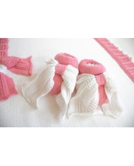 Antique Cotton Bow Set - Onesie §712