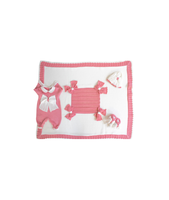 Antique Cotton Bow Set - Onesie §712
