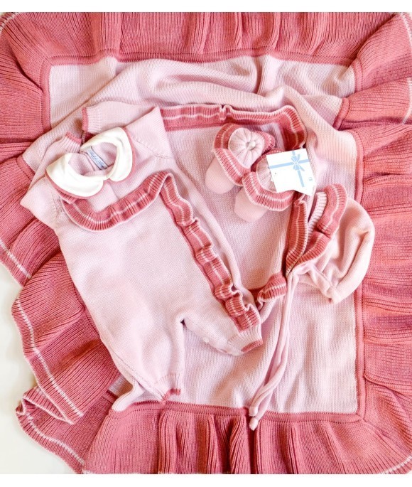 Set Rouches Bicolore Lana - Tutina § 715