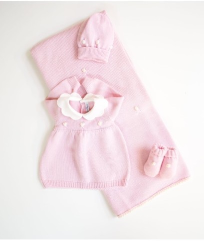 Wool Roses Set - 2 Pcs Baby Girl Headband Cover §716