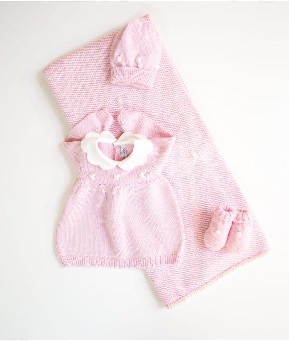 Wool Roses Set - 2 Pcs Baby Girl Headband Cover §716