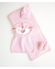 Wool Roses Set - 2 Pcs Baby Girl Headband Cover §716
