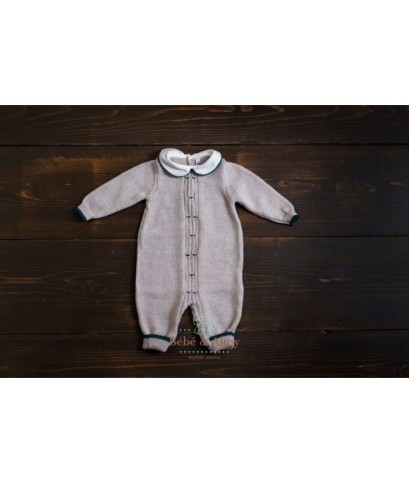 Tutina Con Fascia Ricamata Lana §717