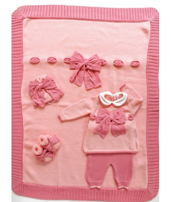 Wool Braid Bow Set - 2 Pcs Baby Girl Headband Cover §729