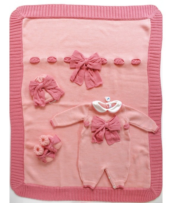 Wool Braid Bow Set - Onesie §730