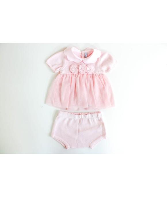 Tulle Cotton Series - Short T-Shirt With Culottes §732