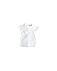 Series Braided With Embroidered Roses Cotton - Onesie §741