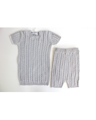 Serie Trecce Cotone - Completino 2 Pezzi Corto §753