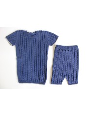 Serie Trecce Cotone - Completino 2 Pezzi Corto §755