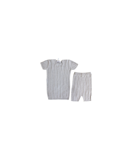 Serie Trecce Cotone - Completino 2 Pezzi Corto §753