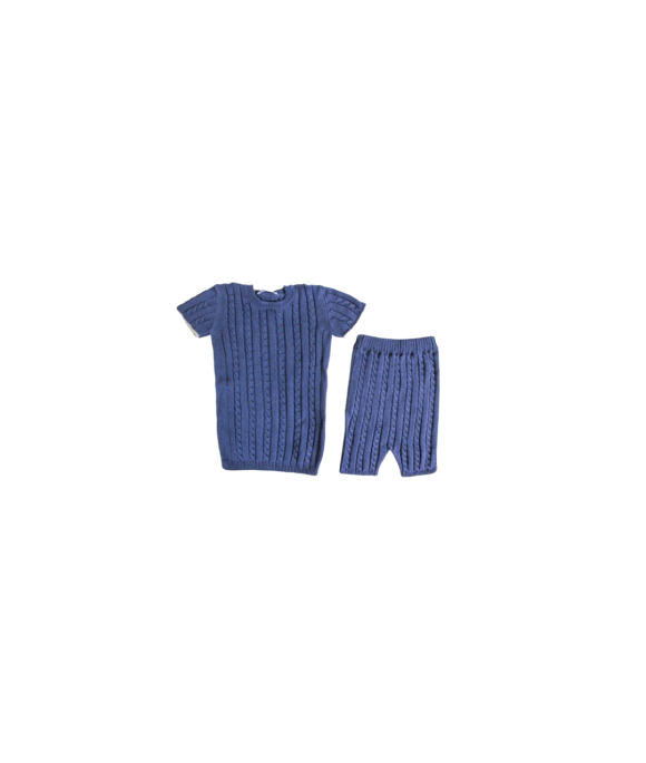 Serie Trecce Cotone - Completino 2 Pezzi Corto §755