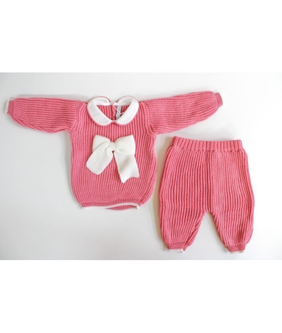 2 Pcs Set English Wool Sweater (Sweater + Pants) §763