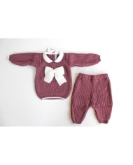 Completo 2 Pezzi Maglia Inglese Lana (Maglia + Pantaloine) §766