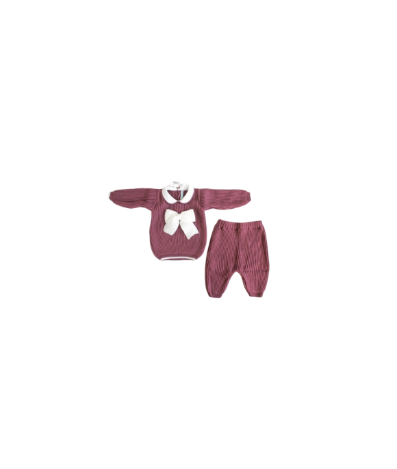 2 Pcs Set English Wool Sweater (Sweater + Pants) §766