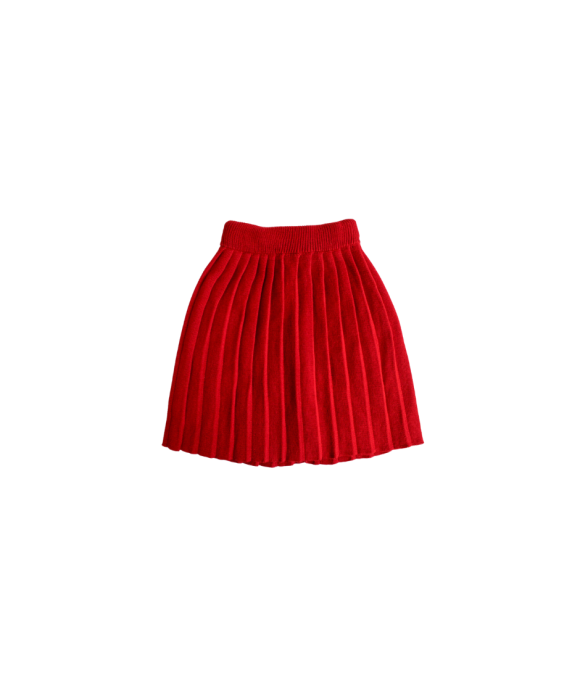 Wool Pleated Skirt §767