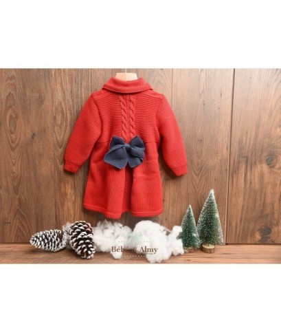 Wool Coat With Bow §777
