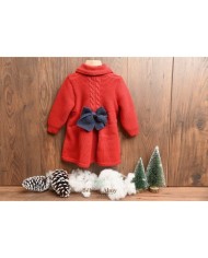 Wool Coat With Bow §777