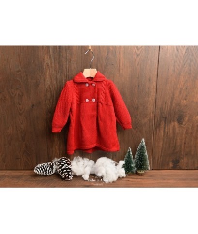Wool Coat With Bow §777