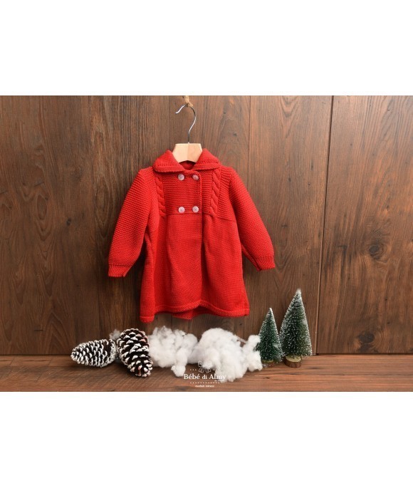 Wool Coat With Bow §777
