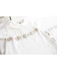 Cotton Ribbon Bow Set - Romper
