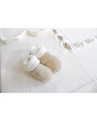 Cotton Ribbon Bow Set - Romper