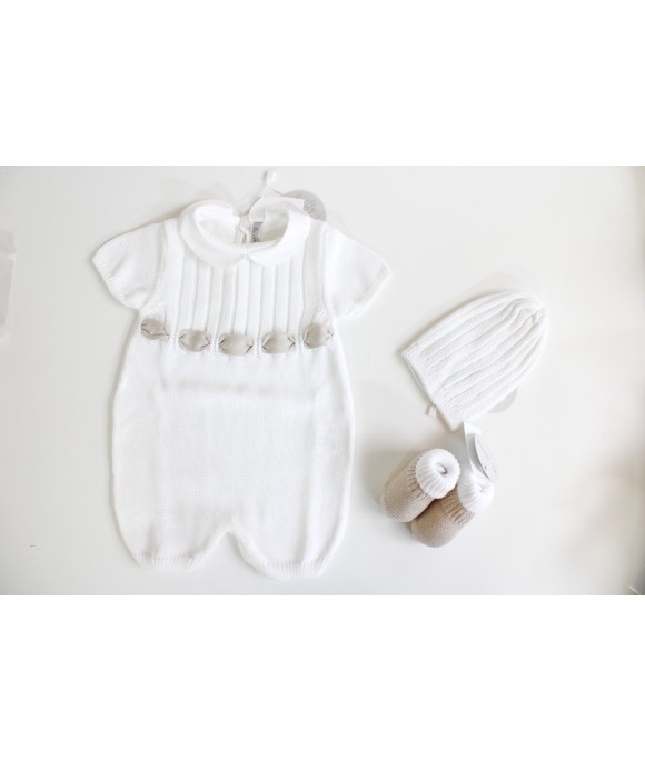 Cotton Ribbon Bow Set - Romper