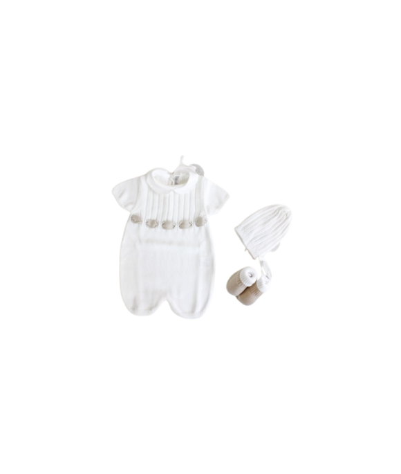 Cotton Ribbon Series - Romper With Shoes + Hat §449