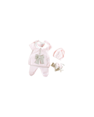 Cotton Ribbon Bow Series - Romper With Shoes + Hat §454