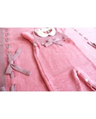 Set Fettuccia Con Doppio Nodo Lana - Tutina §784