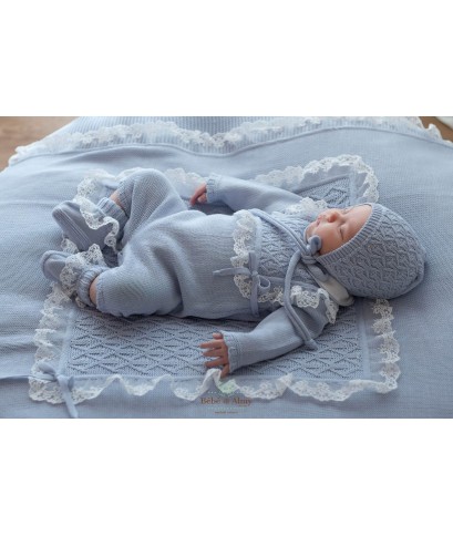 Ceremony Set with Wool Lace - Onesie §787