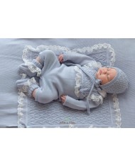 Ceremony Set with Wool Lace - Onesie §787