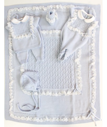 Set Cerimonia Con Pizzo Lana - Tutina §787