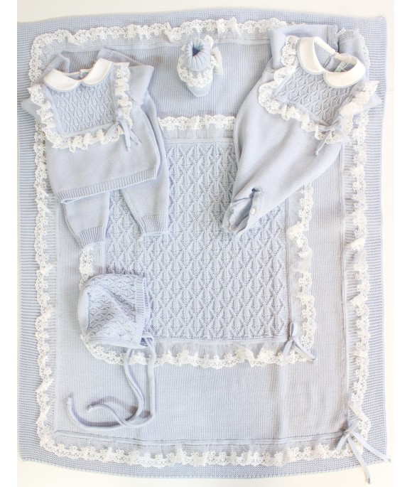 Ceremony Set with Wool Lace - Onesie §787
