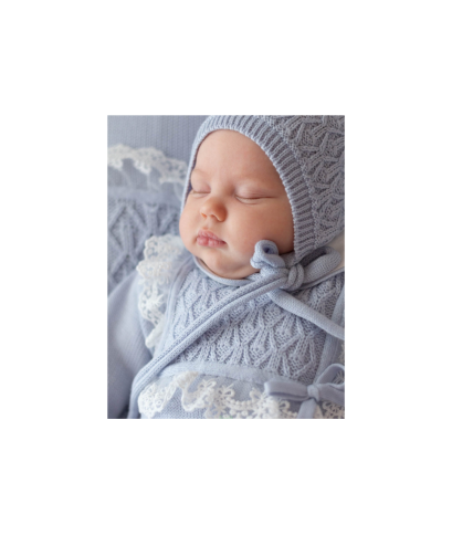 Set Cerimonia Con Pizzo Lana - Coprifasce §788