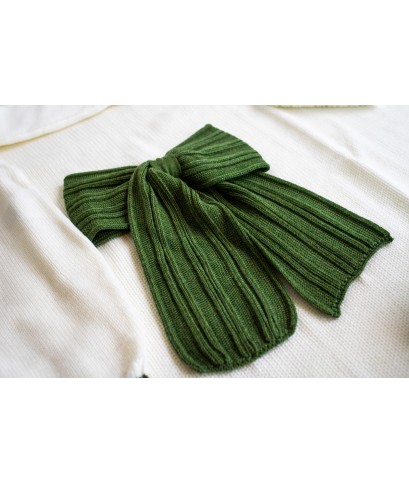 Ribbed Set with Wool Bow - Onesie §792