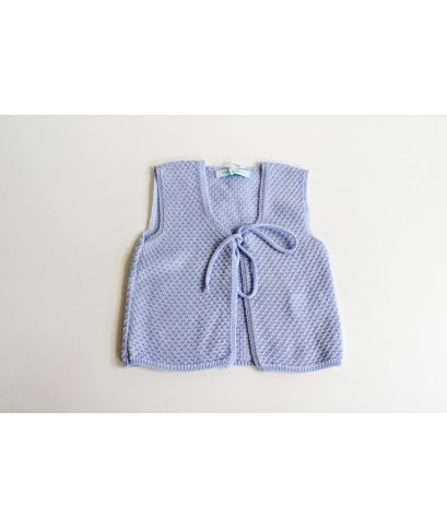 Light Blue Wool Waistcoat §794