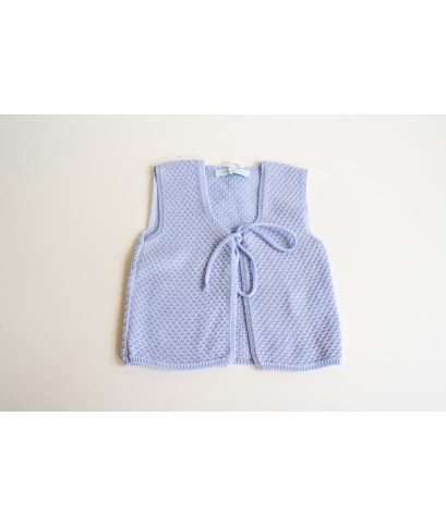 Light Blue Wool Waistcoat §794