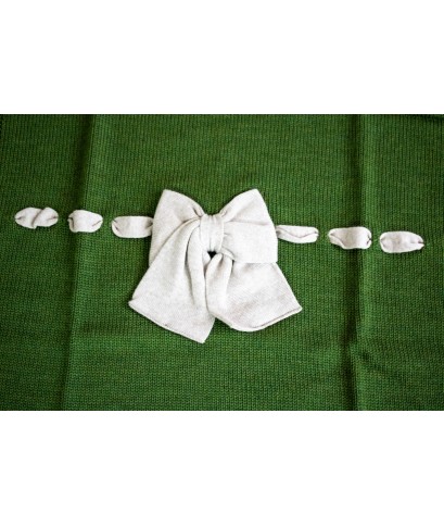 Wool Bow Set - 2 Pcs Baby Boy Headband Cover §796