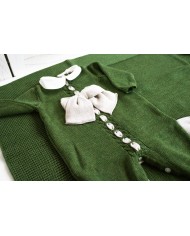 Wool Bow Set - Onesie §797